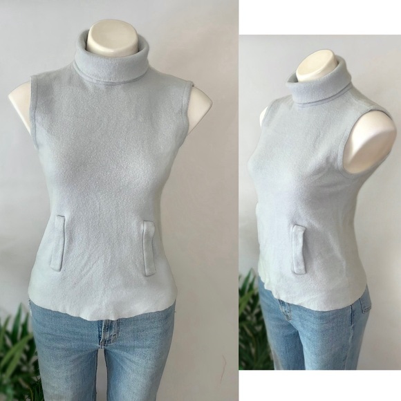 Giorgio Armani Cashmere Sweater Turtleneck Top - Picture 1 of 13